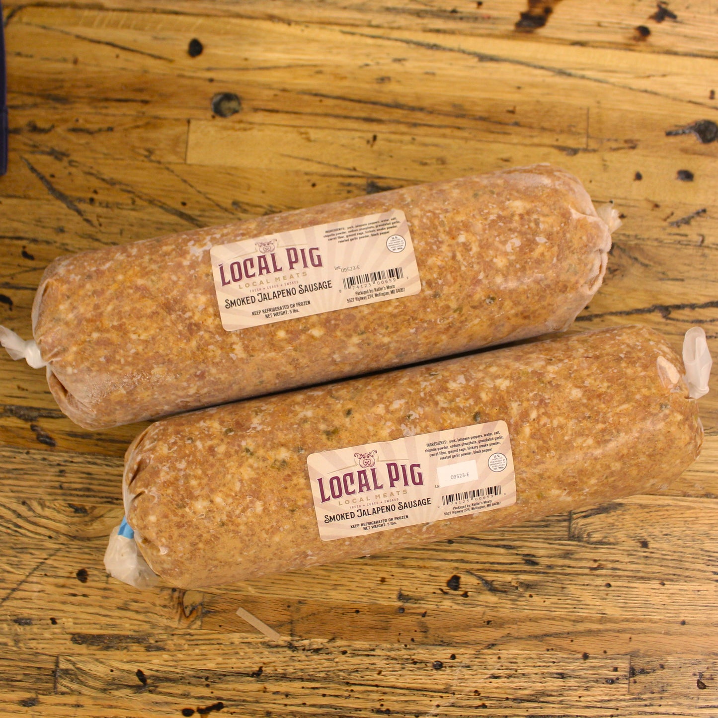 Smoked Jalapeno Sausage - Bulk - 2/5#